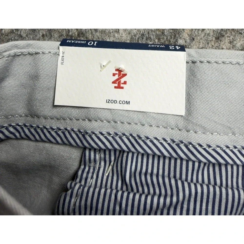 IZOD Men's Size 42 SALTWATERChino‎ Shorts Relax Stretch Beige